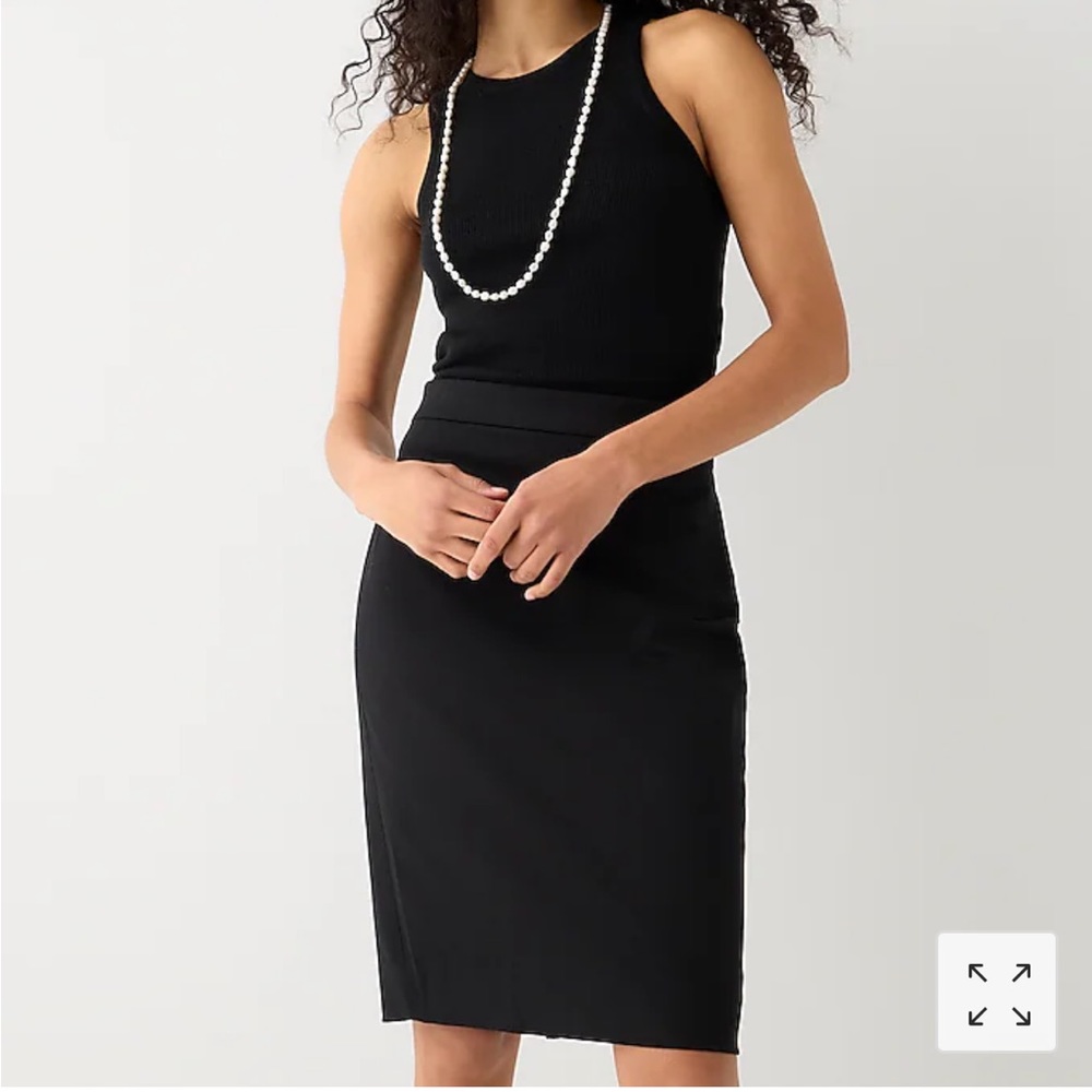J. Crew pencil skirt size 8 black